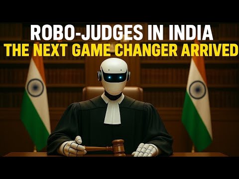 Robo-Judges in Indian Courts! Artificial Intelligence Replacing Humans #AI #trending #AiJudges #Robo