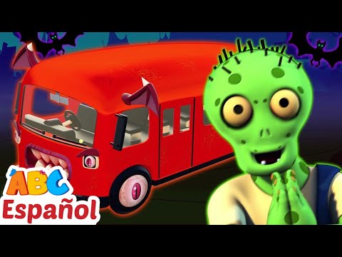 A Bebés Contentos | Viaje en Autobús Espeluznante con Zombi | Canciones de Halloween para niños