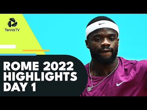 Tiafoe Faces Krajinovic; Cilic, Garin & Karatsev In Action | Rome 2022 Highlights Day 1