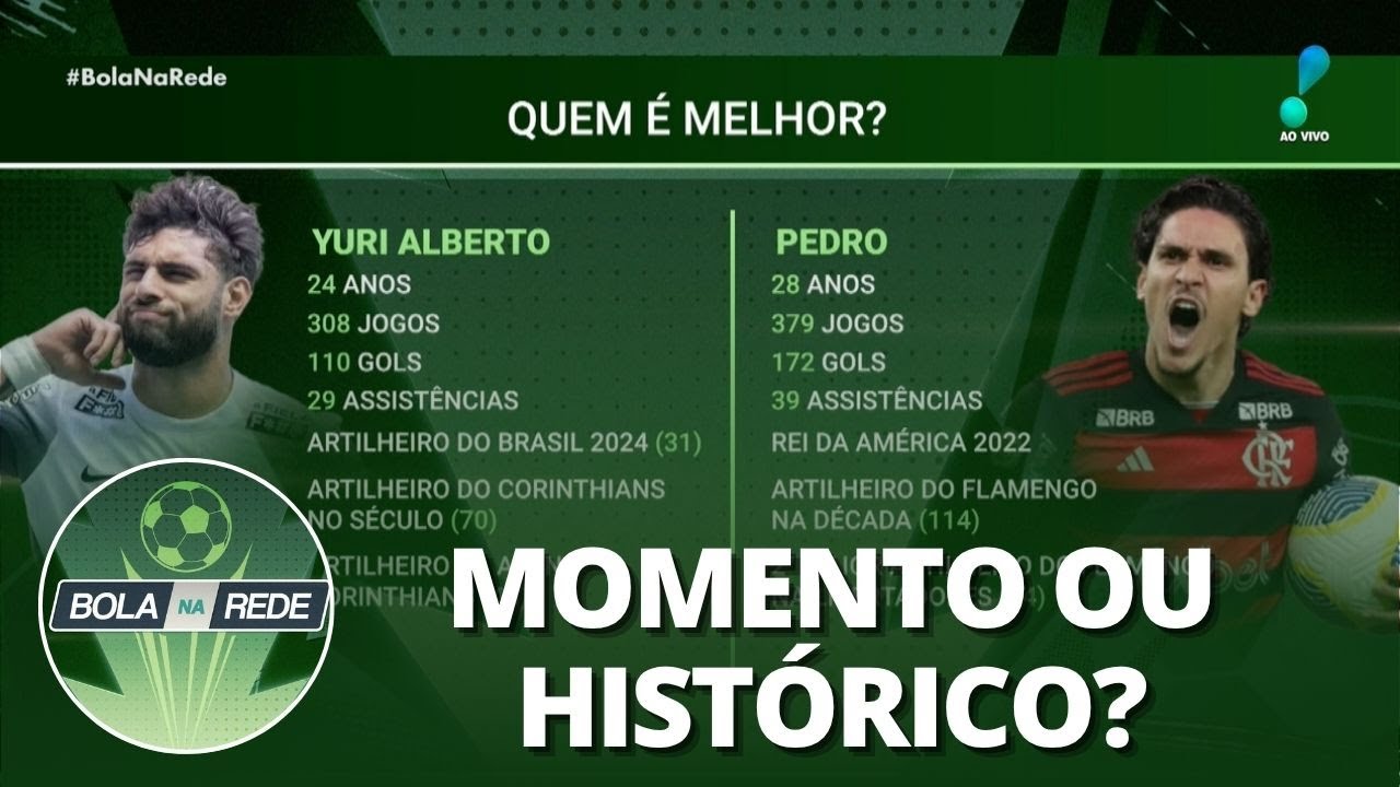 Yuri Alberto vive apenas um momento melhor que Pedro ou tem mais qualidade?