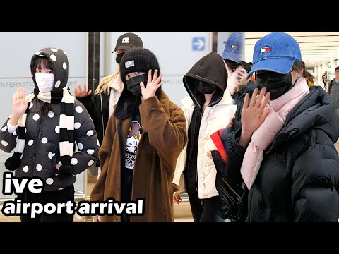 아이브 입국 직캠 IVE Airport Arrival｜김포공항 241214