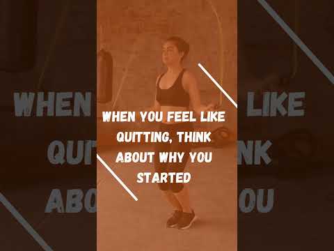 When you feel like quitting, think about why you started #shorts #motivational #getfit #weightloss