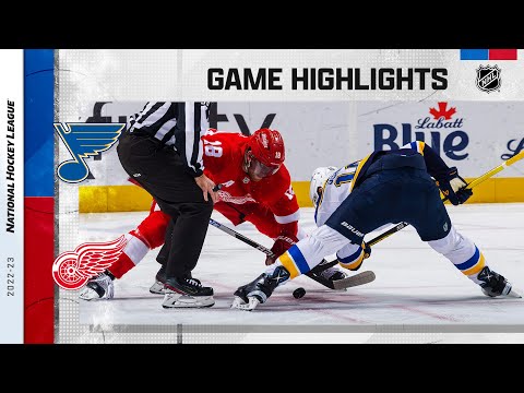 St. Louis Blues @ Red Wings 3/23 | NHL Highlights 2023