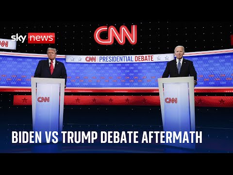 The aftermath of Joe Biden's debate performance against Donald Trump