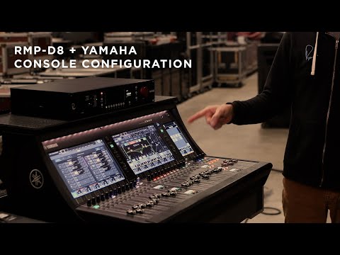 How to Set Up an RMP-D8 with a Yamaha Console over Dante