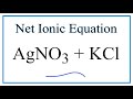 Net Ionic Equations and Solubility