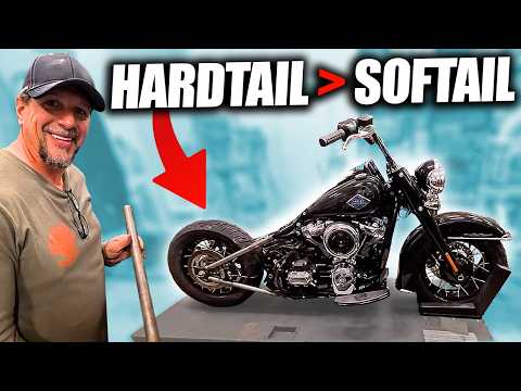 Billy Lane Harley SOFTAIL to HARDTAIL Conversion!