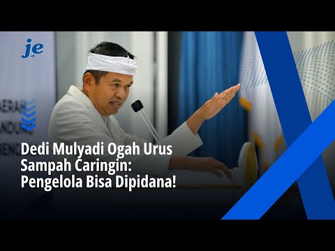 Sampah Menumpuk di Pasar Caringin, Dedi Mulyadi Ingatkan Ancaman Pidana