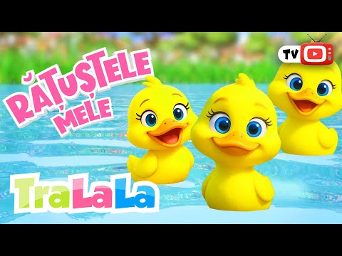 Rățuștele mele pe apă s-au dus 🎶 Cântă cu Johny și Rățuștele - TraLaLa Cântece pentru Copii