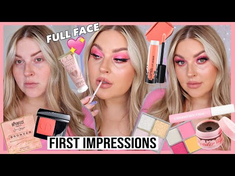 FULL FACE of FIRST IMPRESSIONS ? lol problem solving... ? valentines vibes