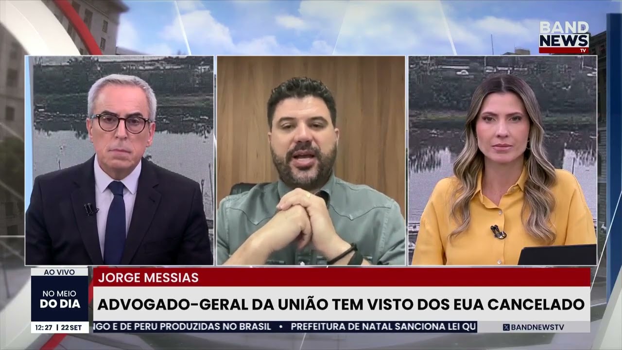 Advogado Geral da União tem visto dos EUA cancelado | BandNewsTV