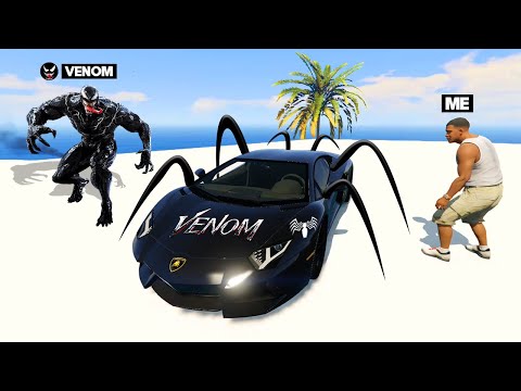 I Stole VENOM'S Supercars From VENOM in GTA 5!