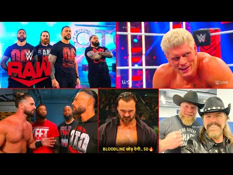 Roman - Brock Raw me.. 🔥☝️' Roman Reigns LEAVING !! Brock finally.. , Cody.. WWE Raw highlights 2024