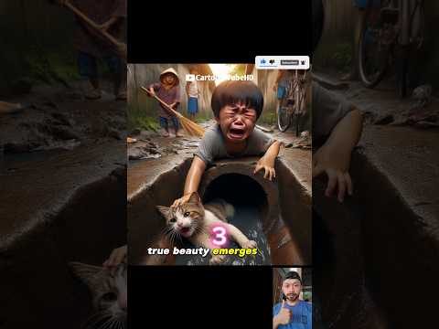 cute cat in the gutter?#catlover #catvideos #cutecat