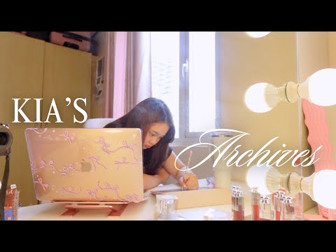 KIA'S COLLEGE ARCHIVES | condo life, study with me, and chill days 🎀🙇🏻‍♀️🛒