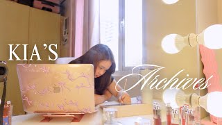 KIA'S COLLEGE ARCHIVES | condo life, study with me, and chill days 🎀🙇🏻‍♀️🛒