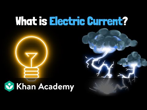 Electric current | Physics | Khan Academy