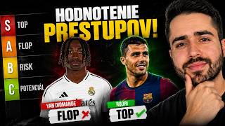 TOTO SÚ NAJHORŠIE A NAJLEPŠIE PRESTUPY LETA🔥
