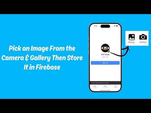 How to Pick Image From Gallery in Flutter | Store it in Firebase