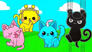 ¡Los Sprunki ahora son gatitos! 🐱 ¡No podrás resistirte! 😍 Aventura interactiva de papel