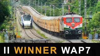 Visakha WAP7 Mysore Bangalore Malgudi Express #train #trainvideos #railgadi #traingadi #locopilot