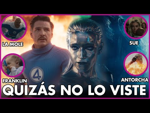 4 FANTÁSTICOS 28 COSAS QUE NO VISTE DEL TRAILER FINAL ¡GALACTUS, FRANKLIN! - MARVEL