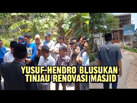 Yusuf-hendro Blusukan Tinjau Renovasi Masjid