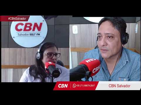 Vereador Gabriel Bandarra, vereador de Lauro de Freitas, ao vivo na CBN Salvador FM 100,7