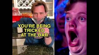 Тебя обманывают в баре, бокал Мартини | You're being tricked at the bar, glass of martini
