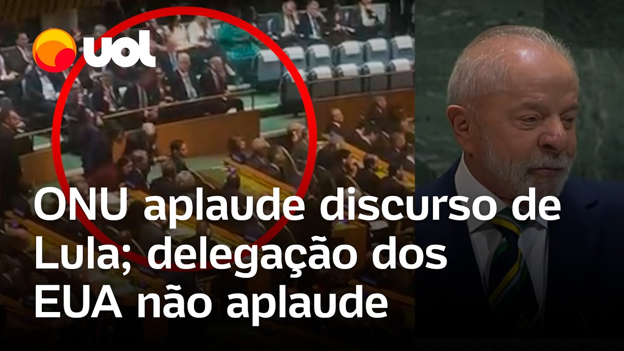 Lula na ONU delegação dos EUA não aplaude discurso do presidente brasileiro sobre democracia
