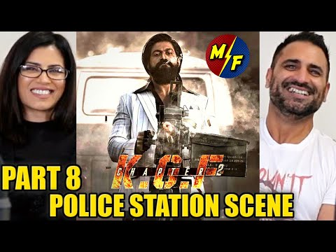 KGF CHAPTER 2 POLICE STATION SCENE REACTION!! | KGF 2 - Part 8 | Rocking Star Yash | Magic Flicks