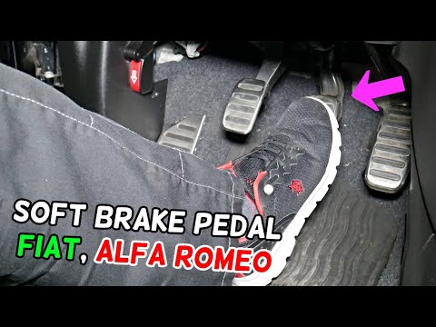 WHY THE BRAKE PEDAL IS SOFT ON FIAT ALFA ROMEO