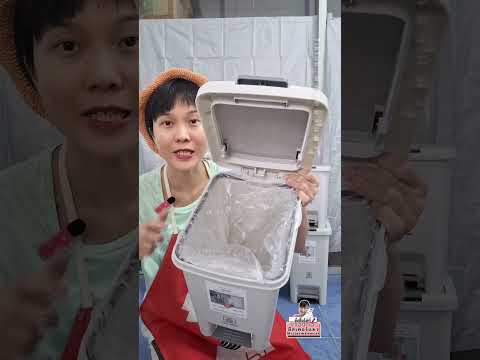 ถังขยะมินิมอลสีขาว มิสเตอร์แมว ถังขยะมินิมอลสีขาว