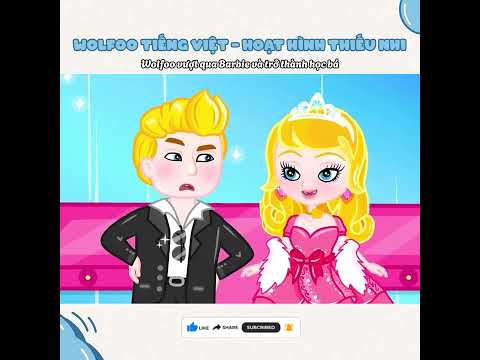 Wolfoo vượt qua Barbie và trở thành học bá xuất sắc 💯🥇 #wolfootiengviet