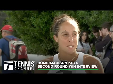 Madison Keys Feeling Healthy Again after Recent Injury | 2023 Rome Second Round Interview