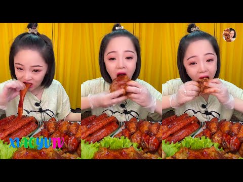 【Xiaoyu Mukbang】XIAOYU EATING SHOW。ASMR MUKBANG SATISFYING。Mukbang Chinese。N01。062021。2