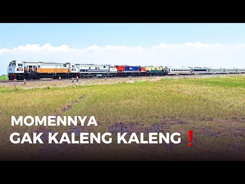 INI BARU MOMEN ❗️ PARADE LOKOMOTIF Rayakan HUT PT KAI ke - 79 Tahun