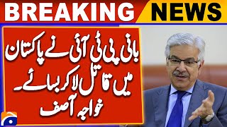 Khawaja Asif Big Statement Regards Imran Khan | Geo News