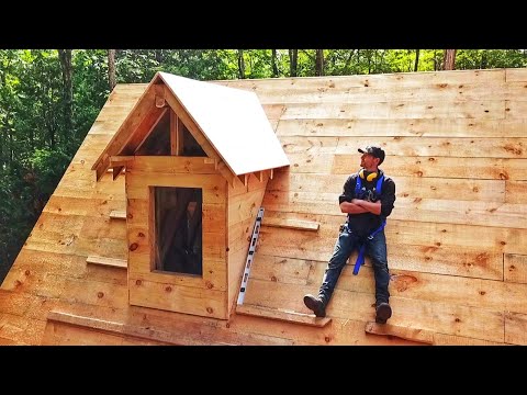 Finishing the First Cabin Dormer! / Ep70 / Outsider Log Cabin