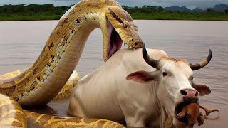 cow and anaconda ki kahani video / anaconda attack and cow