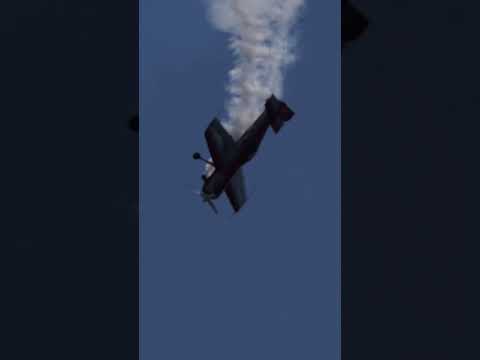 Lost in Smoke! 🌫️ Sukhoi Su-26 Slow Motion Aerobatics #short #shorts