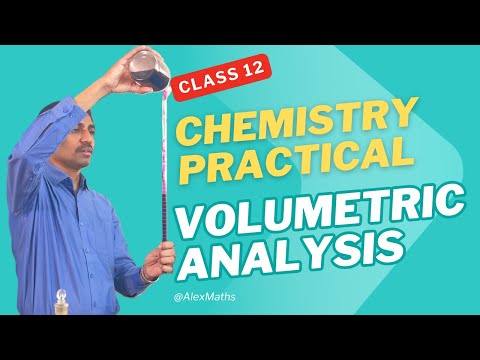 Chemistry Practical Class 12 Estimation of Ferrous Sulphate VOLUMETRIC ANALYSIS | All Experiments