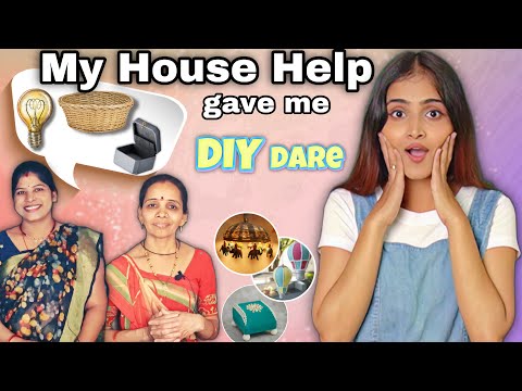 My House Help gave me DIY Dare | DIY Dare With Dhara EP:3 I DIY Home Decor & Craft Challenges