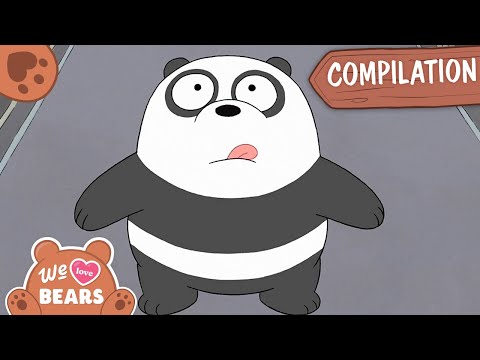 Yummy Moments! Bears Enjoy Tasty Snacks | One Hour Compilation | We Bare Bears | We Baby Bears