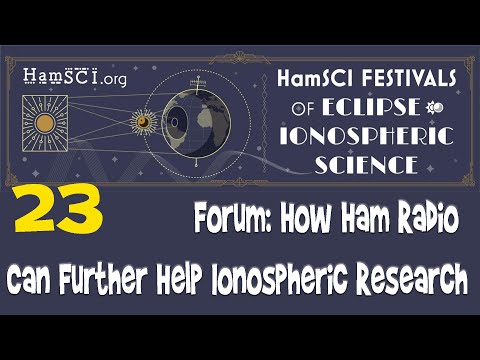 HamSCI 2024: Forum: How Ham Radio Can Further Help Ionospheric Research