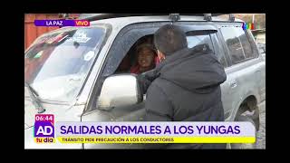 Terminal Minasa reporta salidas normales a Yungas pese a condiciones climáticas