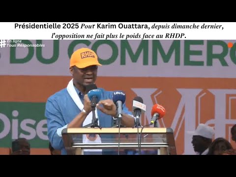 Présidentielle 2025 : Karim Ouattara (RHDP) cogne Thiam, le PDCI-RDA , le Mali et toute l'opposition