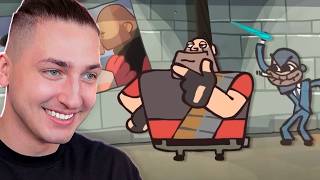 САМАЯ СМЕШНАЯ АНИМАЦИЯ ПО TEAM FORTRESS 2 - реакция Градуса и Вазачки