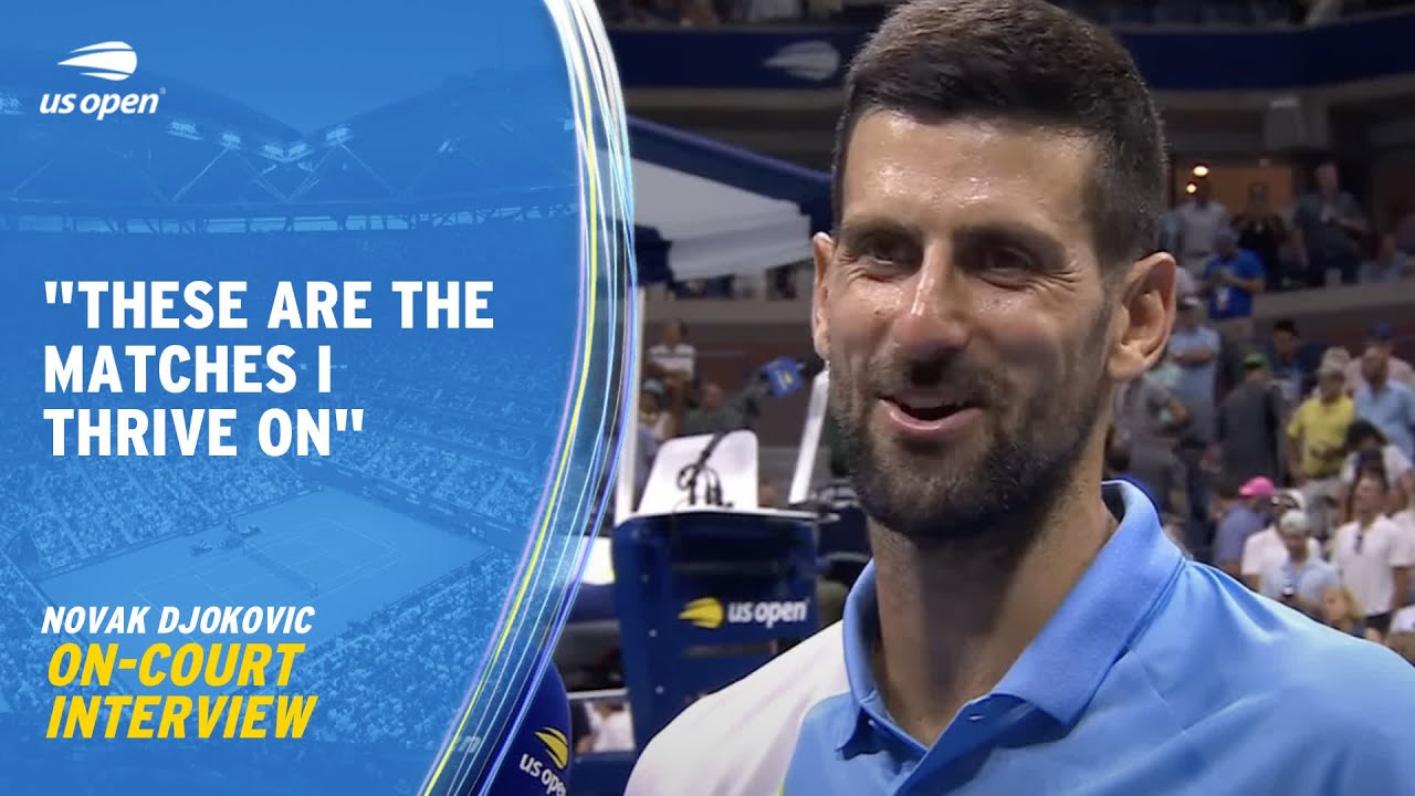 Novak Djokovic On-Court Interview | 2023 US Open Semifinal