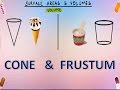 Volume and Surface Area of Cones